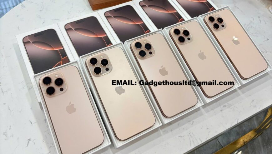 Apple iPhone 16 Pro Max, iPhone 16 Pro, iPhone 16