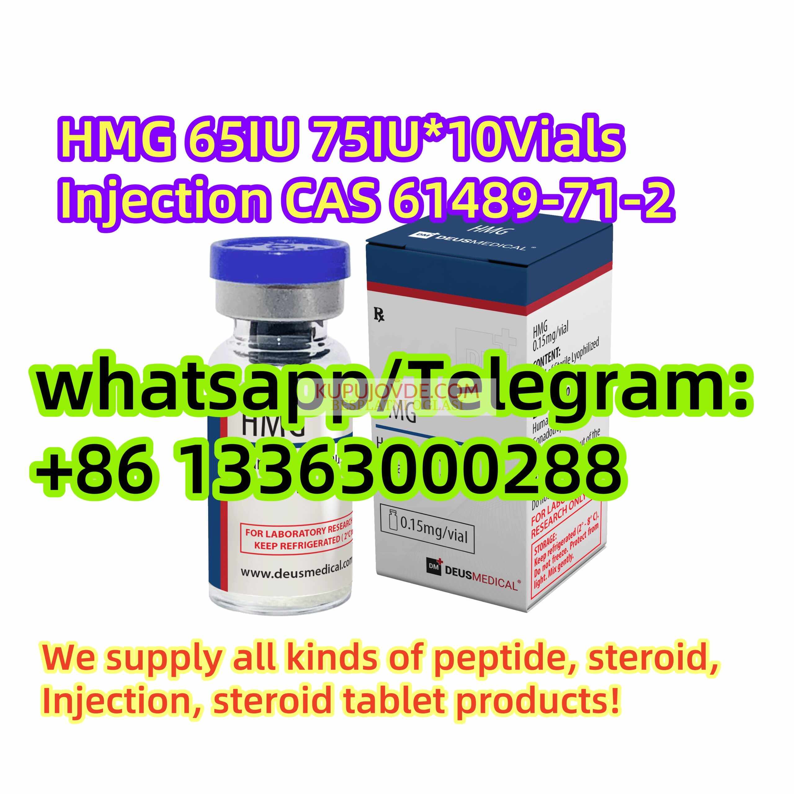 HMG 65IU 75IU*10Vials Injection CAS 61489-71-2 Hum